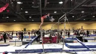 Level 9 bar routine 9.750