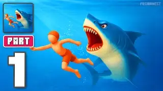 Shark Universe: Survival World - Gameplay Walkthrough Part 1 - Rule The Ocean Depths (iOS, Android)