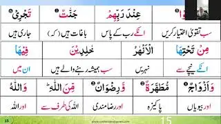 QC7-Urdu Surah Al Imran Lesson 3