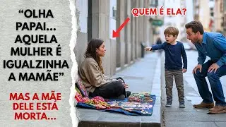 ELE ENTERROU A ESPOSA H&Aacute; 3 ANOS...ENT&Atilde;O QUEM ERA AQUELA MULHER NA RUA?