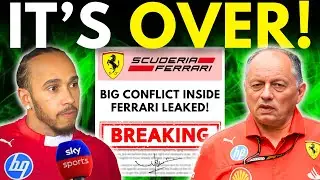 HUGE CONFLICT At Ferrari After Hamilton SENT SURPRISE MESSAGE To Fred Vasseur After British GP!