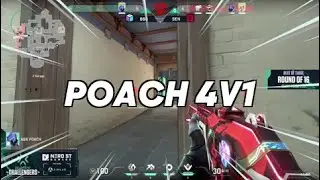 POACH 4V1 | nerdstgamers | Valorant - Daily Highlights