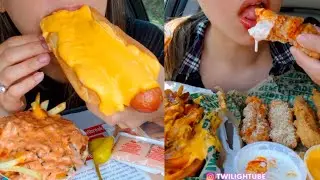 #2 TWILIGHT ASMR *EATING FAST FOOD ONLY* mukbang compilation