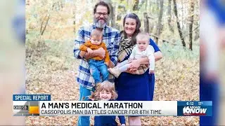 A Man’s Medical Marathon: Cassopolis father battles cancer for sixth time