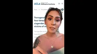 Trans People Are 4X More Likely to be Victims of Violence
