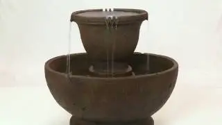 Design Toscano's Richardson Oval Urns Cascading Garden Fountain: Grande SS11121