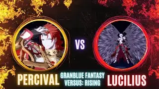 Granblue Fantasy Versus: Rising: (P1) Percival vs Lucilius (CPU Hard) PS5 60FPS