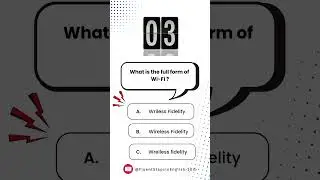 Full Form of Wi-Fi | Most People Don&rsquo;t Know This! #Shorts