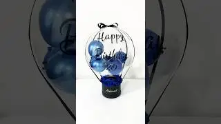 Bobo balloon with flowers | Birthday Gift idea #shorts #birthday #gift #هدايا #balloon #handmade