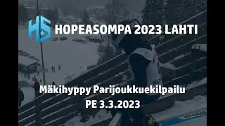 Hopeasompa 2023 Lahti I M&auml;kihyppy I Parijoukkuekilpailu pe 3.3.