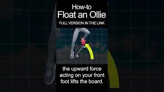 Science of floating an Ollie #3d #skate #shorts