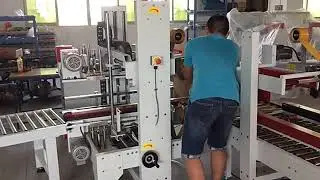 H format carton case taping machine