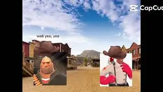 BEST FRIENDS #tf2 #medic #heavyweapon #fyp #cowboys #gamblecore