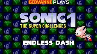 Giovanni Plays LIVE - Sonic 1: The Super Challenges - Endless Dash as Hyper Sonic