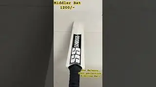 Unleashing the Power of the Middler Cricket Bat | Ultimate Cricket Gear Review #cricket SS Bat