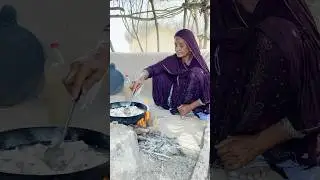 Desert woman cooking delicious recipes | Traditional village life | village food | Curry recipe