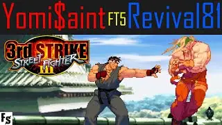 Street Fighter III: Third Strike - Yomi$aint [Ryu] vs Revival81 [Alex] (Fightcade FT5)