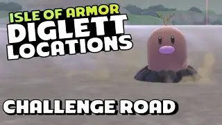 CHALLENGE ROAD - DIGLETT LOCATIONS - Pok&eacute;mon Sword: Isle of Armor Expansion 100% Walkthrough
