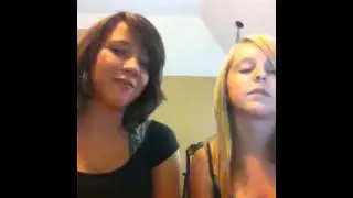 Jessica and falinn singing our song by Taylor swift