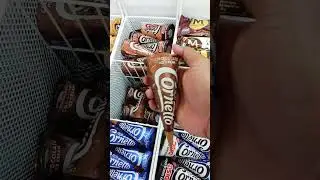 Chocolate ice cream || CORNETTO cheap and delicious #shorts #satisfying #cornetto #icecream #viral
