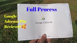 Finally Google AdSense PIN Aa Gaya 💸 | Google Adsense Pin Verification Process 🎉 