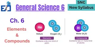 Elements and Compounds | General Science class 6 ch 6 | SNC #edexmy #snc
