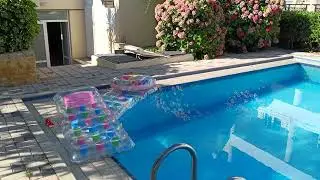 Marakis hotel Platanias Crete Swimming pool area