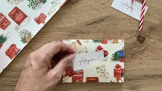 Tutorial Tassotti: come incartare una gift card per un regalo perfetto