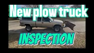 New Plow Truck Inspection~ 5 year old Testing plow