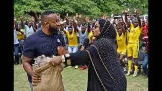 Cs Joho chased by Mama Achani Kwale county for giving players heavy rewards unprocedural 