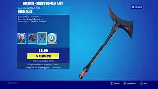 *NEW* REBEL SLICE PICKAXE IN FORTNITE! (DIZZIE'S DOMAIN PACK)