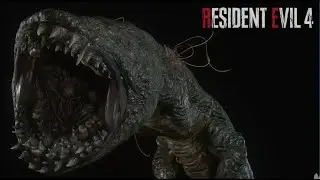 RE 4   o encontro com o mega monstro  Del lago