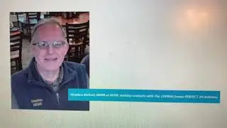 Stephen Kinford, N8WB at HOME making contacts with The COMPACtenna PERFECT 10 Antenna