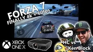 XBOX ONE X + Epson 5040ub 4K Projector Forza 7 4k 60fps