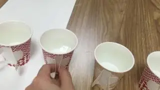 paper cup with handle testing video