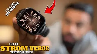 boAt Storm Verge Smartwatch ⌚ | 1.72&rdquo; Bright AuraVue Display | Metal Body | Best Under ₹ 2000