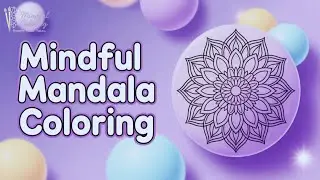 Reverse Mandala Coloring | Blue & Purple Contrast 💜💙 #coloring #mandala #satisfying