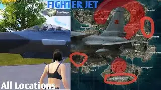 All Fighter Jet Locations in Payload mode | PUBG MOBILE