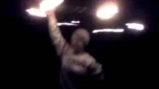 Stevi doing firehoops