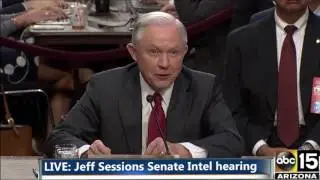 JEFF SESSIONS HEARING: Asserts 