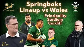 Will Springboks DOMINATE Wales with Strong Lineup?