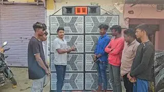 RBR DJ Bara Chauparan  2&times;15  DJ setup sell out dj jiya cabinet production Jharkhand💥💥 #djjiya #dj