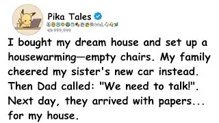 I bought my dream house and set up a housewarming-empty chairs. My family cheered my sister's new...