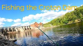 Fishing the Croton Dam. Muskegon River. Croton Michigan