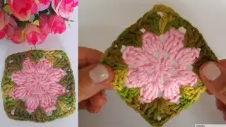 Square de Croch&ecirc;, aprenda em 14 minutos,  F&aacute;cil,  simples de fazer, como fazer, passo a passo
