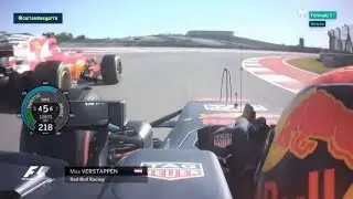 Verstappen's Last Lap Overtake that doesn't give him the Podium!! - COTA 2017
