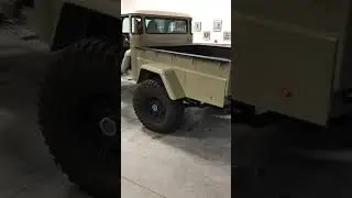 FJ45 with 4 WHEEL STEERING - Custom 4 wheel independent suspension
