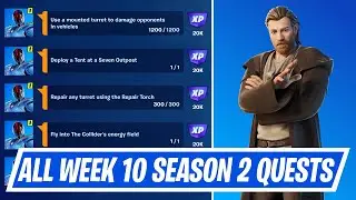 Fortnite Week 10 Season Quest Challenges - How to complete Week 10 Season Quests Chapter 3 Season 2
