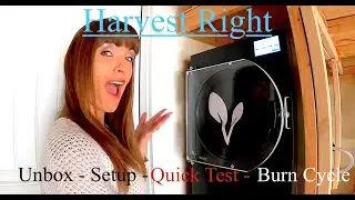 Harvest Right Freeze Dryer Medium | How to setup | Quick Test | Burn Cycle | Wandering Wassoms S2.E5