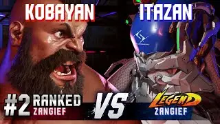 SF6 ▰ KOBAYAN (#2 Ranked Zangief) vs ITAZAN (Zangief) ▰ High Level Gameplay